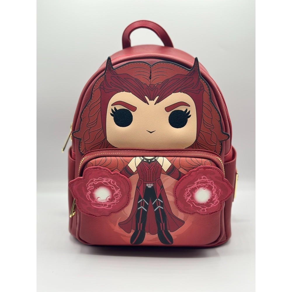 Loungefly Marvel Scarlet Witch Pop Backpack Wanda Multiverse of Madness Bag